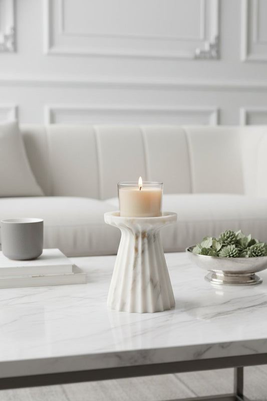 Italian Statuario Fluted Pine