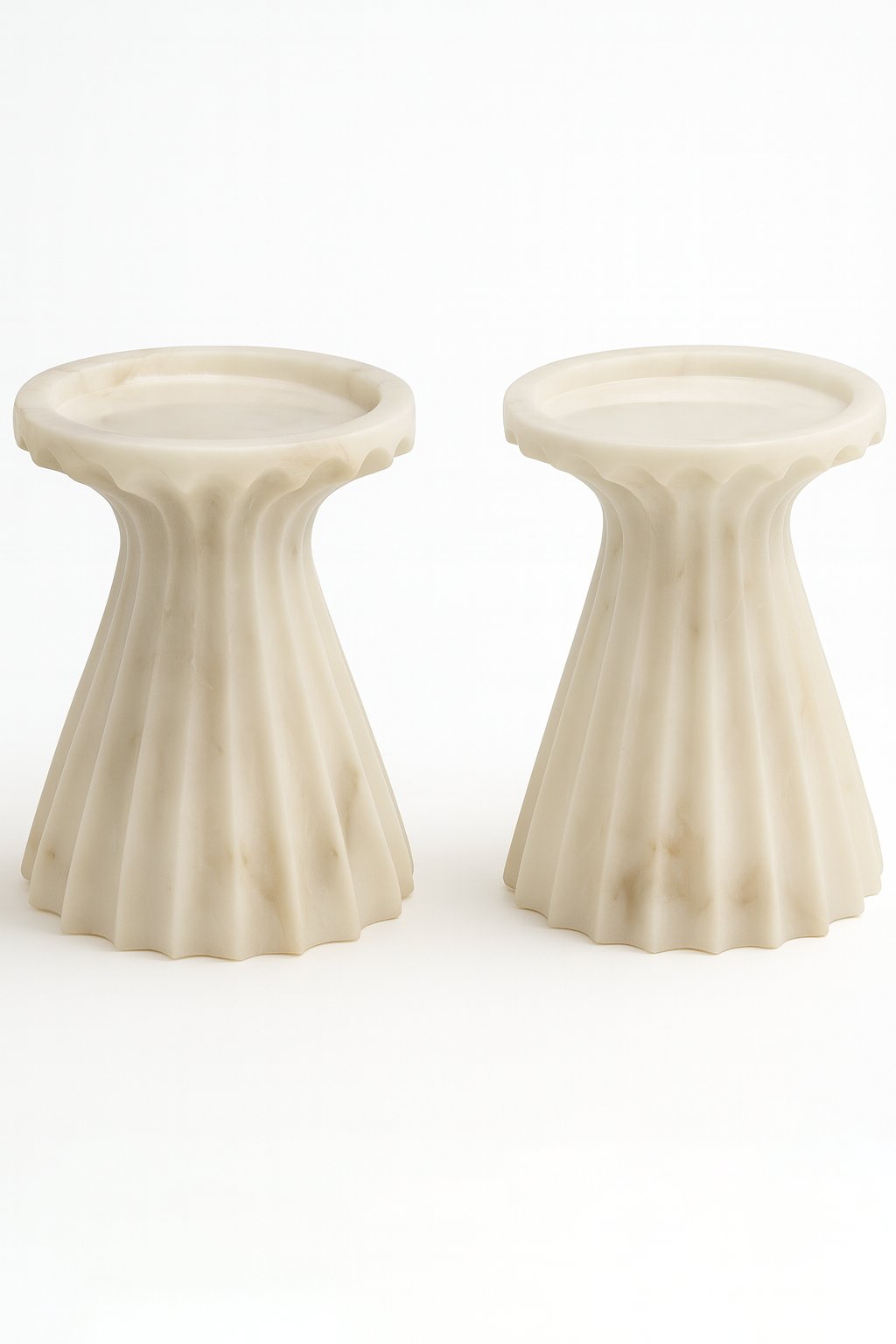 Italian Statuario Fluted Pine