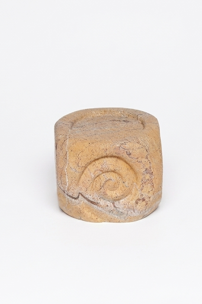 Bidasar Brown Fossil Scroll